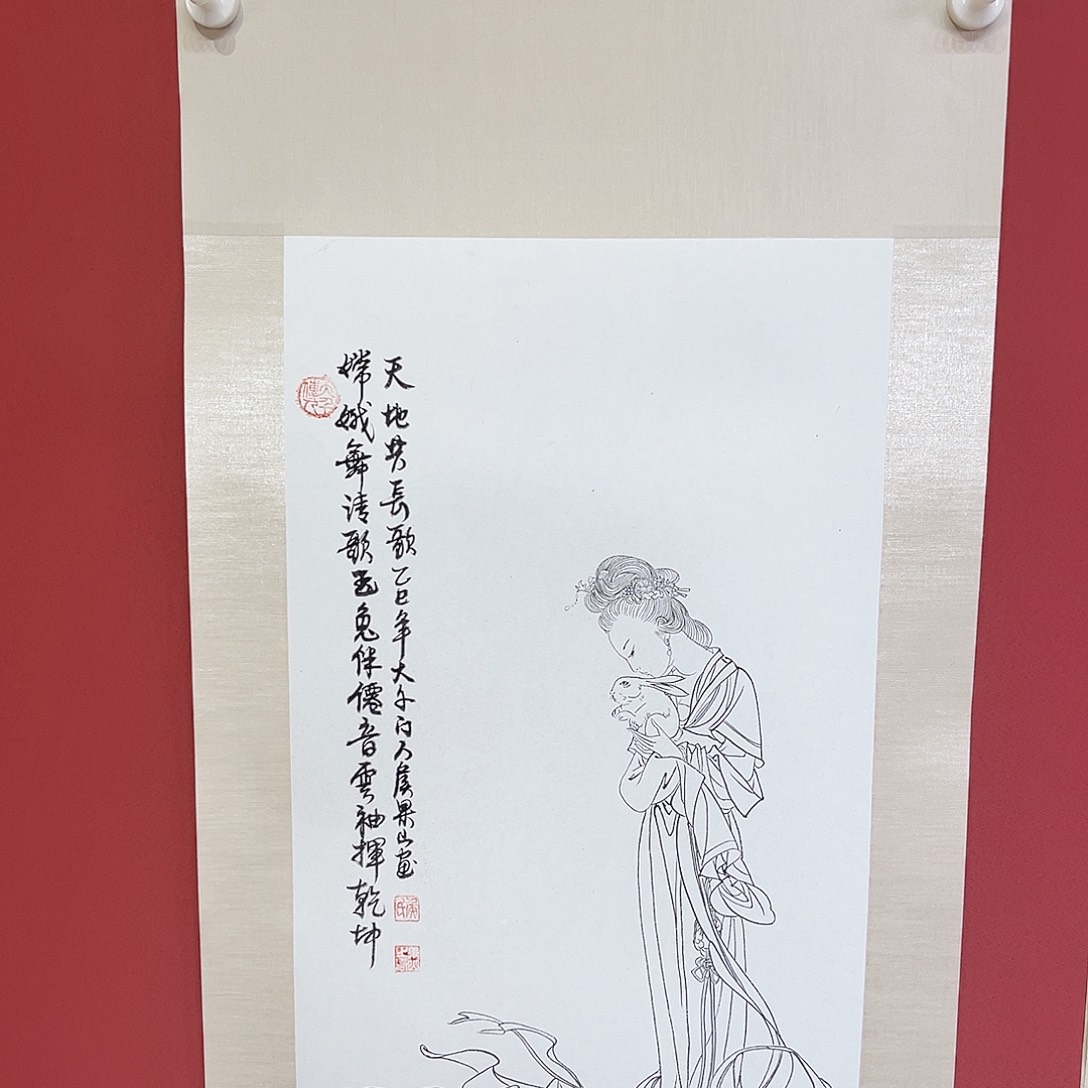 国画侯果山老师国画作品月 