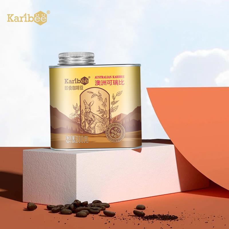 【200g*2罐】澳洲可瑞比即食咖啡豆即食拌酸奶 办公室零食解馋