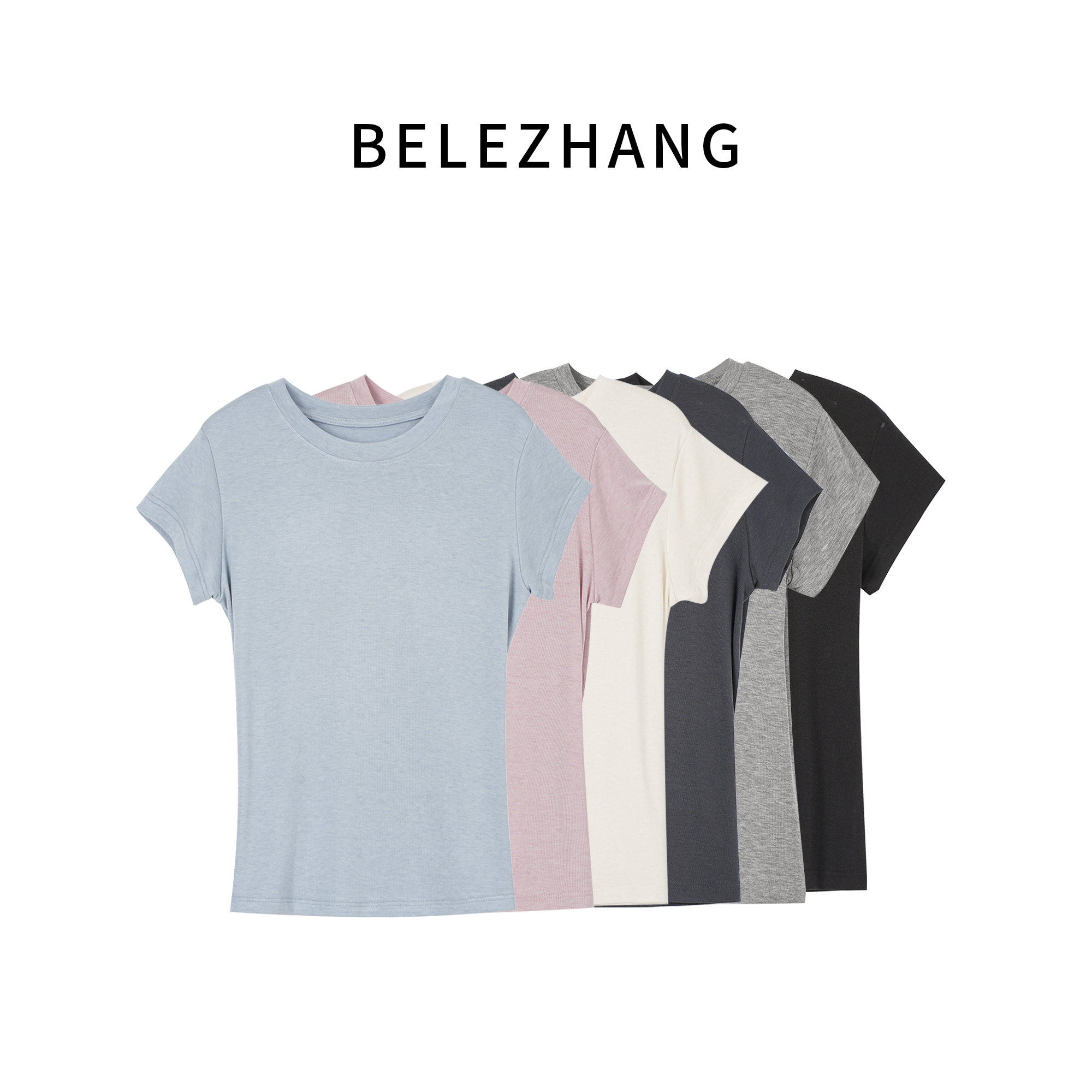 BELE ZHANG 天丝羊毛款·短袖T-4912