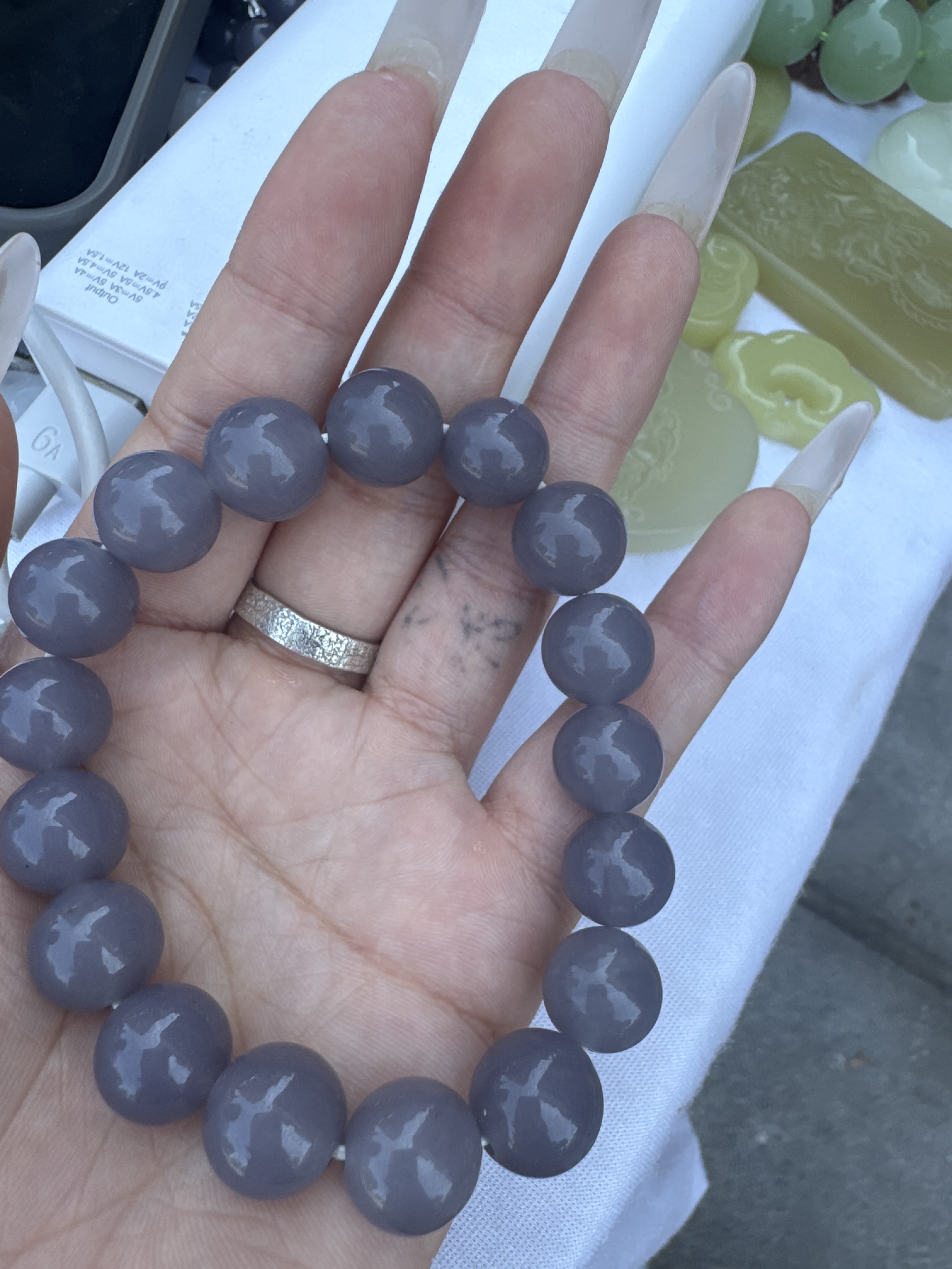 高端精品紫罗兰手串卡12