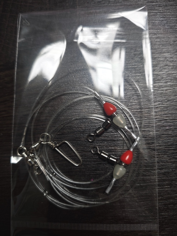 百分百纯碳线放流天地钓组适用于鲈鱼黄鱼白姑黑鱼鲅鱼（5套）