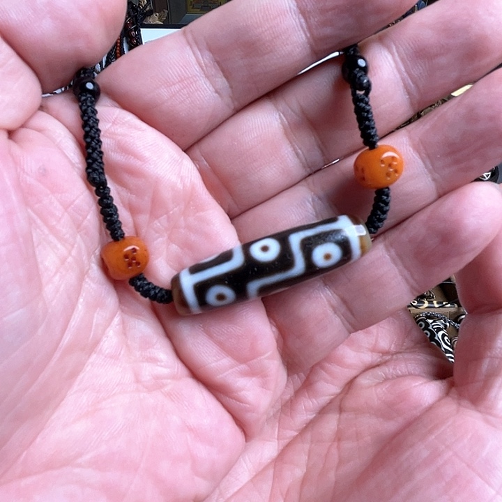 玛瑙/玉髓颈饰合金