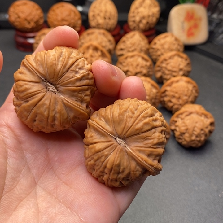 啼***生文玩核桃把件42南瓜