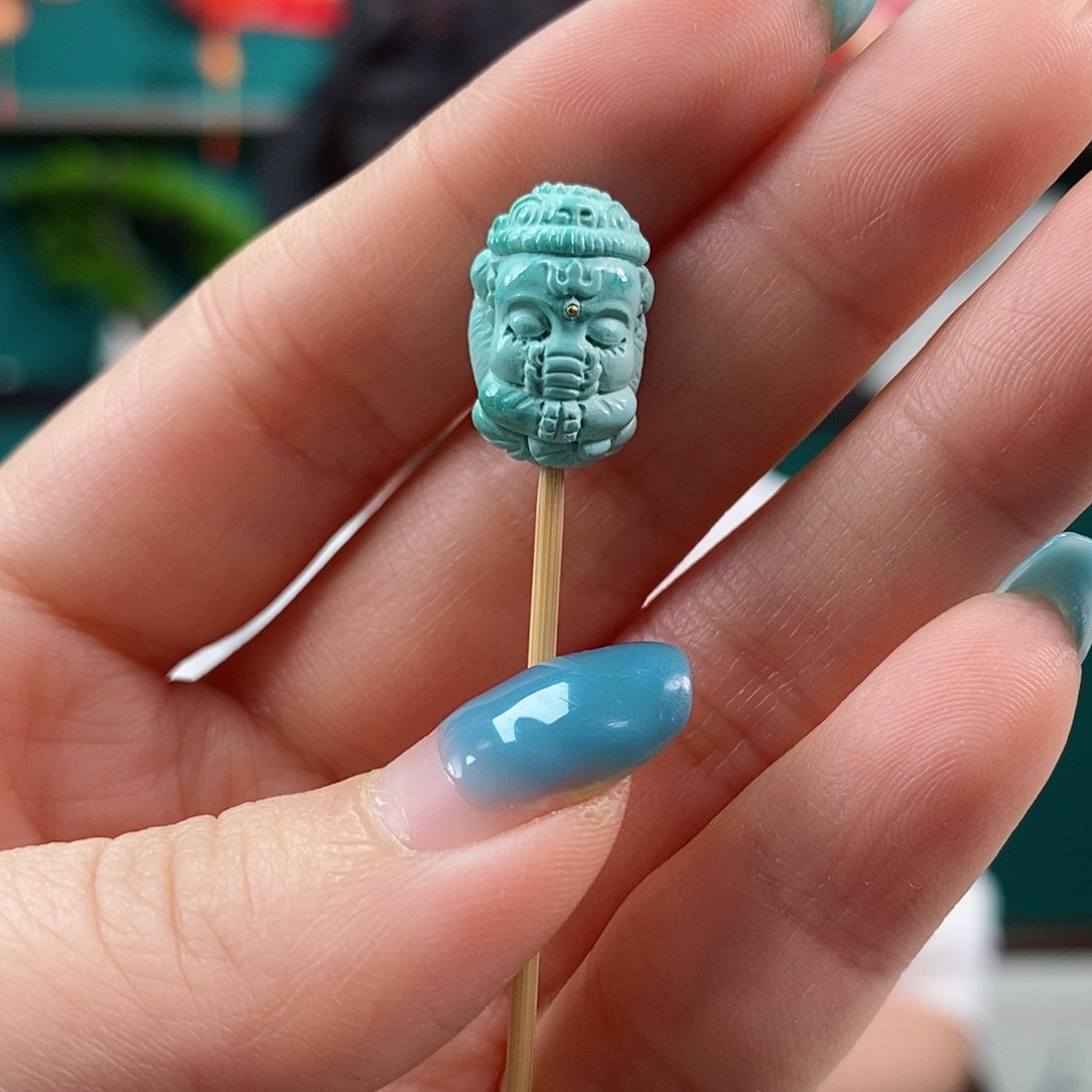 绿松石珠宝奇石未镶嵌