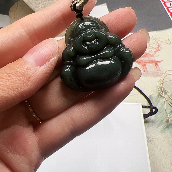 和田玉未镶嵌颈饰41