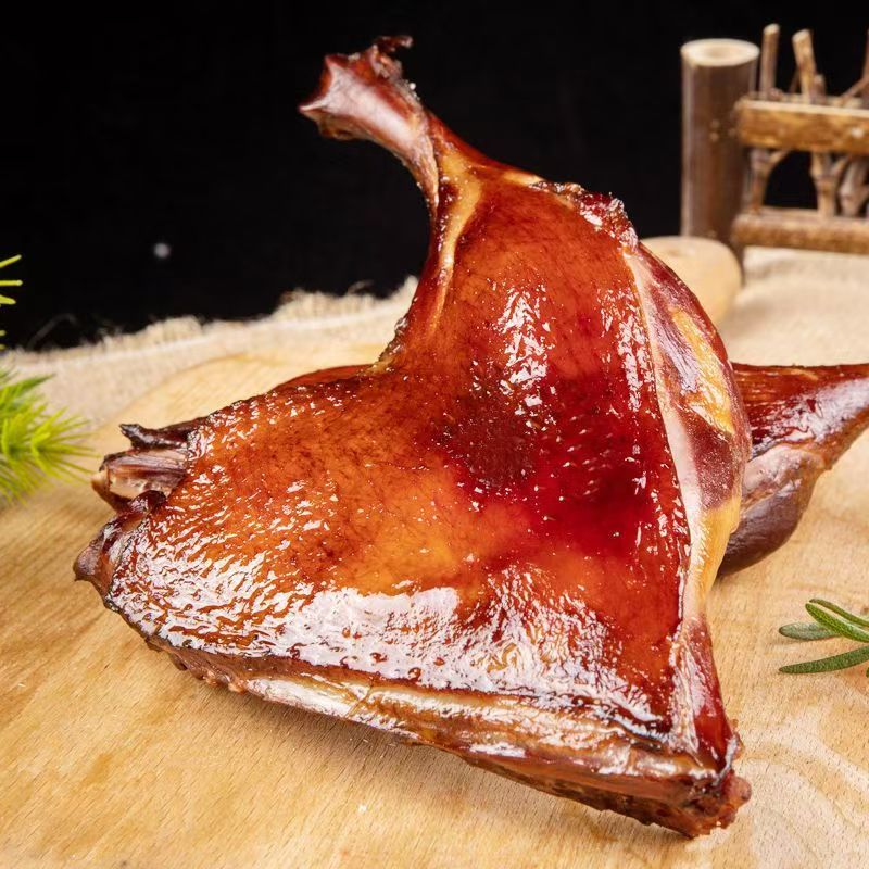 5个【1.8斤至2斤】烟熏腊鸭腿正宗农家腊鸭腿柴火烟熏鸭腿