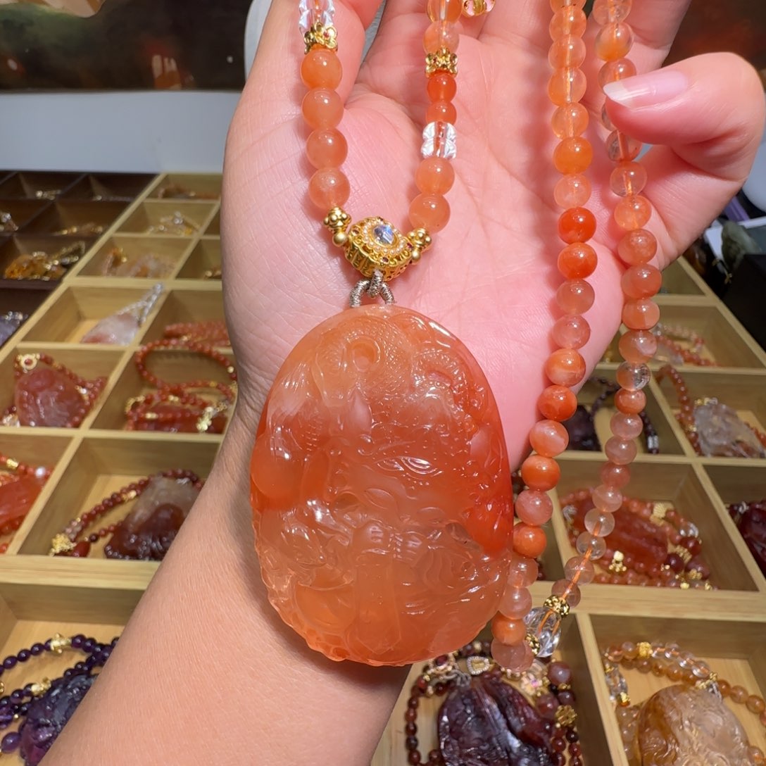 未镶嵌水晶颈饰九尾狐