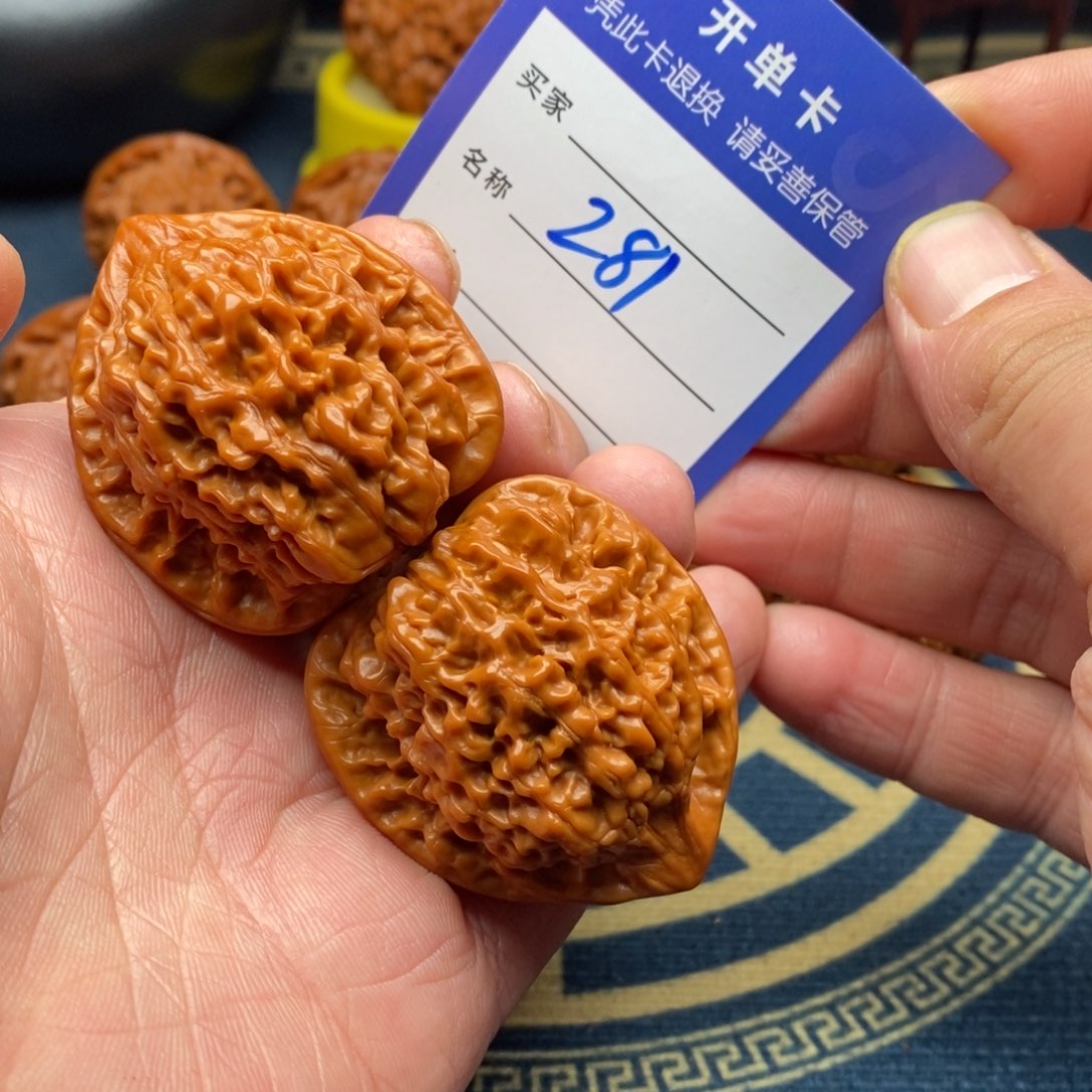 文玩核桃把件官帽41