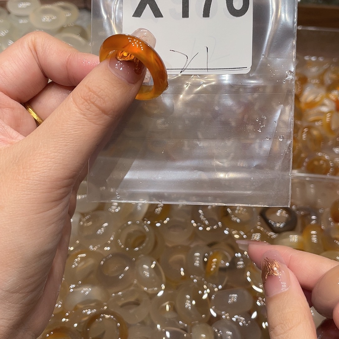 玛瑙/玉髓未镶嵌戒指176