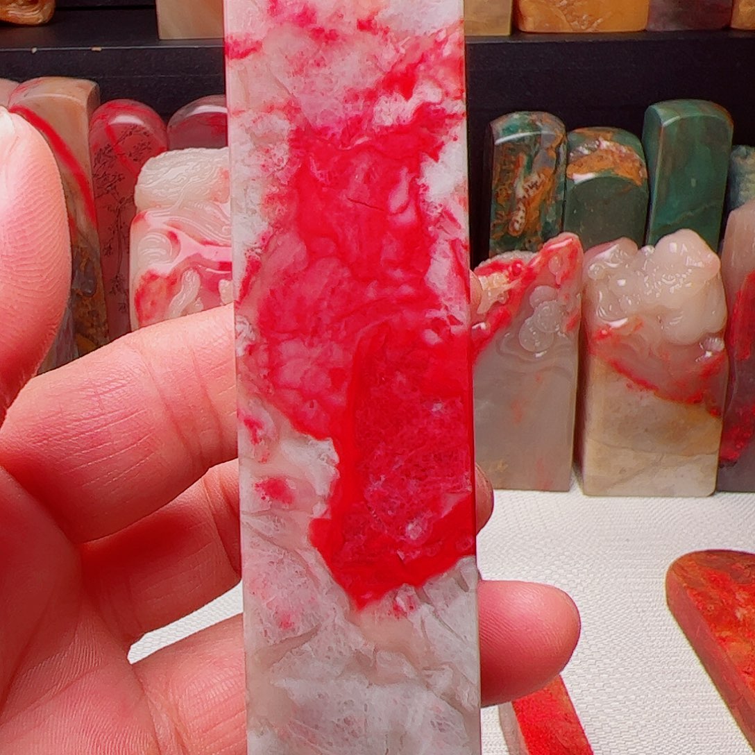 昌化石巴林鸡血石印章