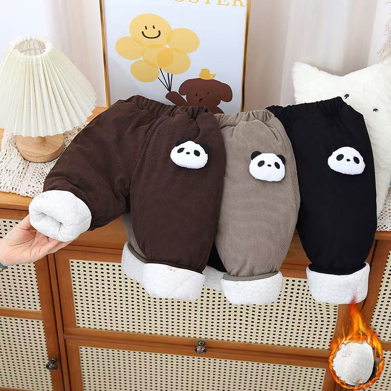 【温变内里一条过冬】卡通风棉裤韩版冬季休闲裤儿童棉裤冬款棉裤