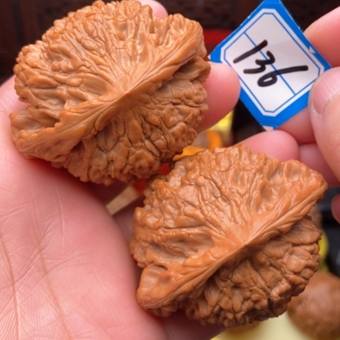 文玩核桃吊坠官帽55