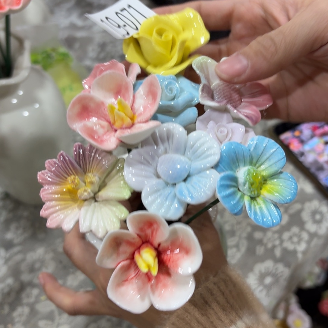 陶瓷花，20元发货，退款拉黑，1971