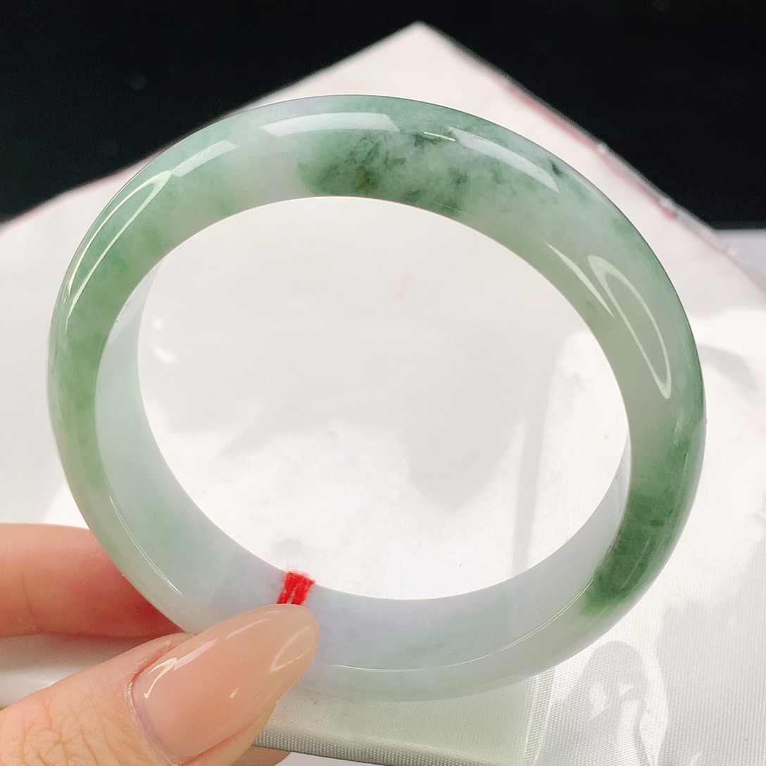 未镶嵌手镯翡翠57.4轮胎镯