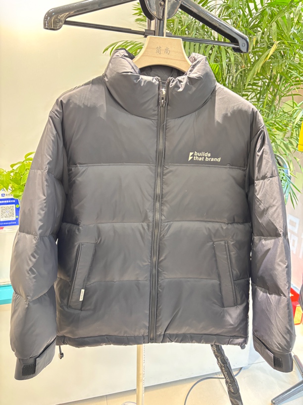 男士冬款立领加厚保暖休闲羽绒服青年时尚休闲情侣款长袖款防寒服