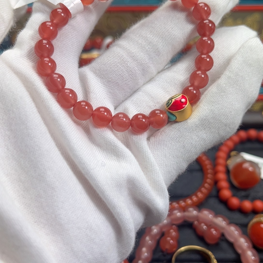 南红玛瑙未镶嵌手串