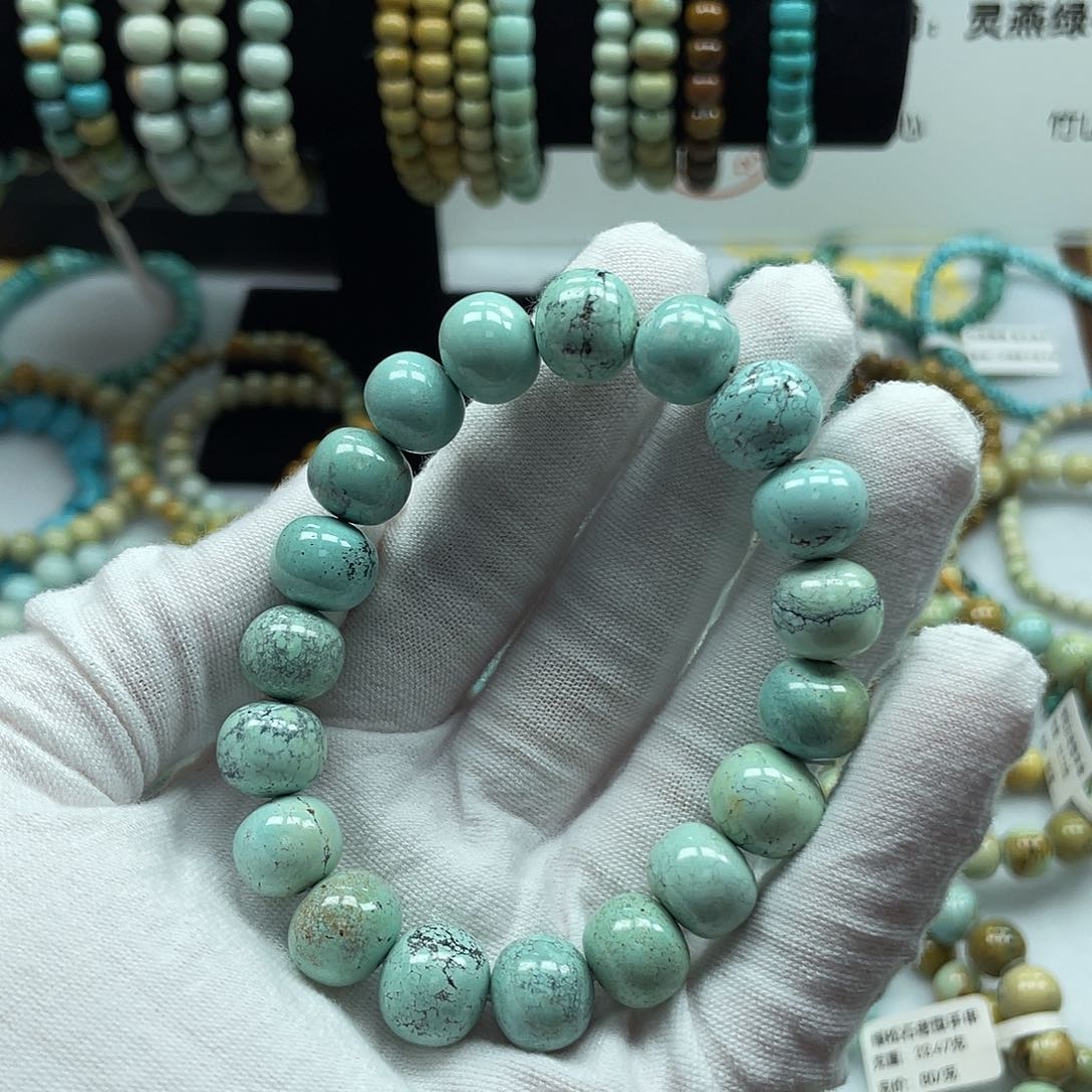 未镶嵌绿松石珠宝奇石爱***丝