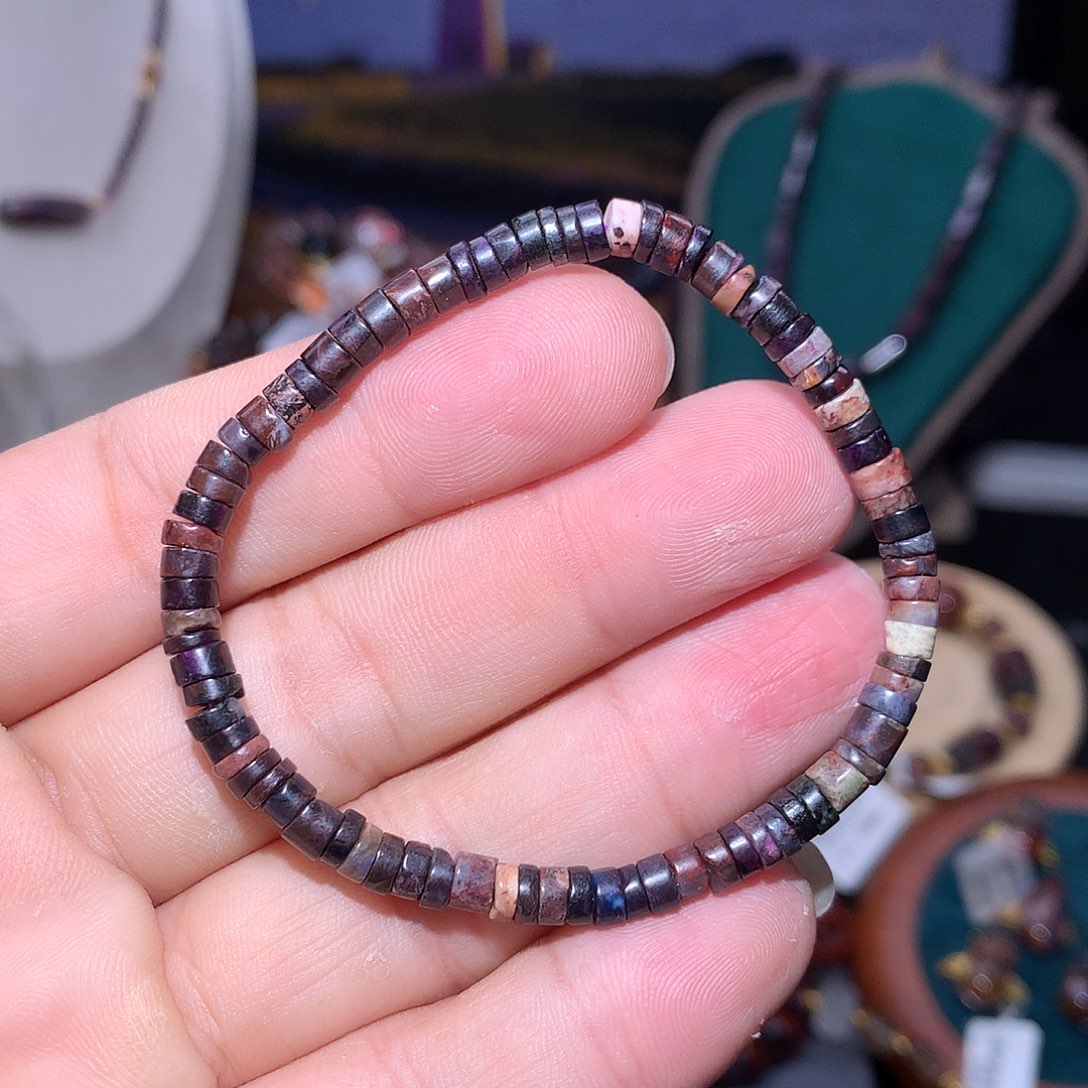 苏纪石（舒俱来）未镶嵌碟珠手串