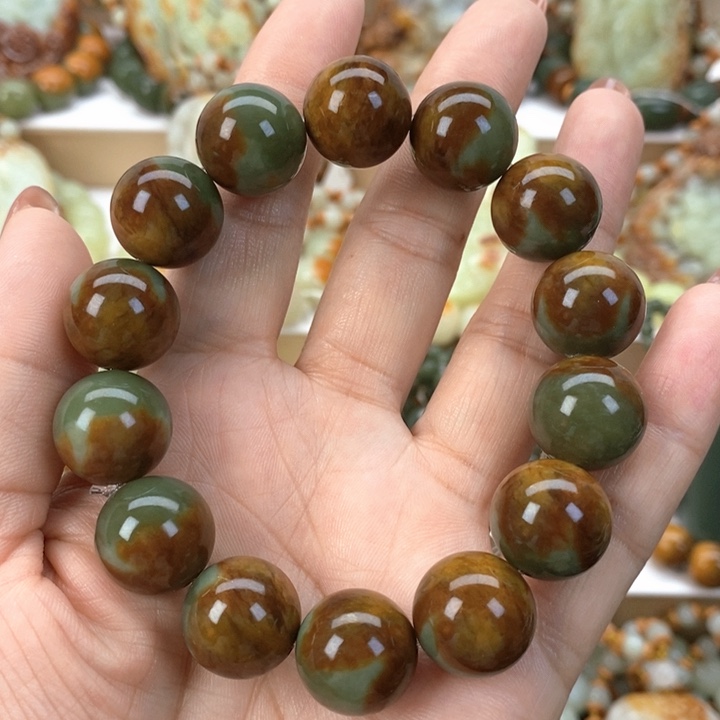 【闪购商品】透闪石质玉手串未镶嵌