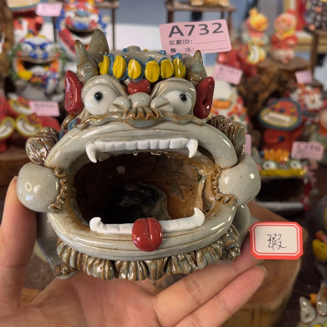 泥塑纯手工茶宠摆件