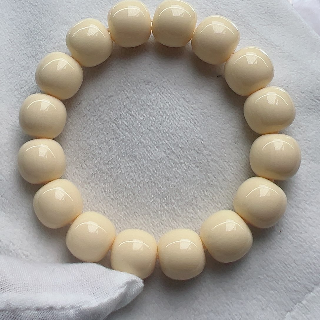 菩提根/象牙果手串卡14 牙果粉压S21