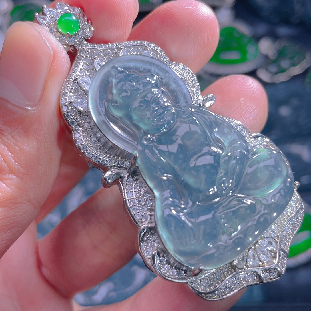 颈饰未镶嵌翡翠翡翠