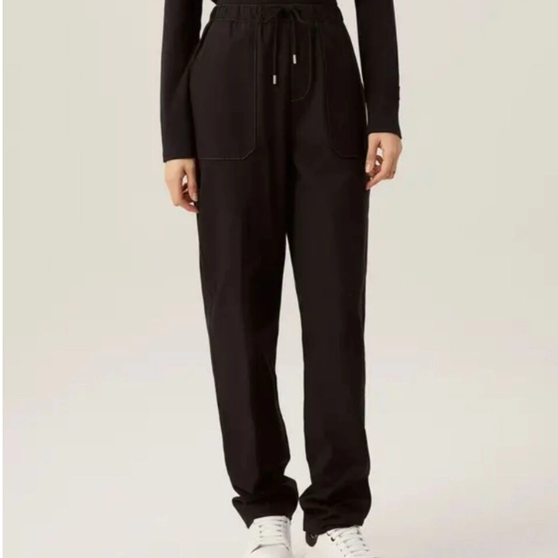 AMASS/阿玛施共享衣橱简约松紧腰系带女款休闲长裤 5100501