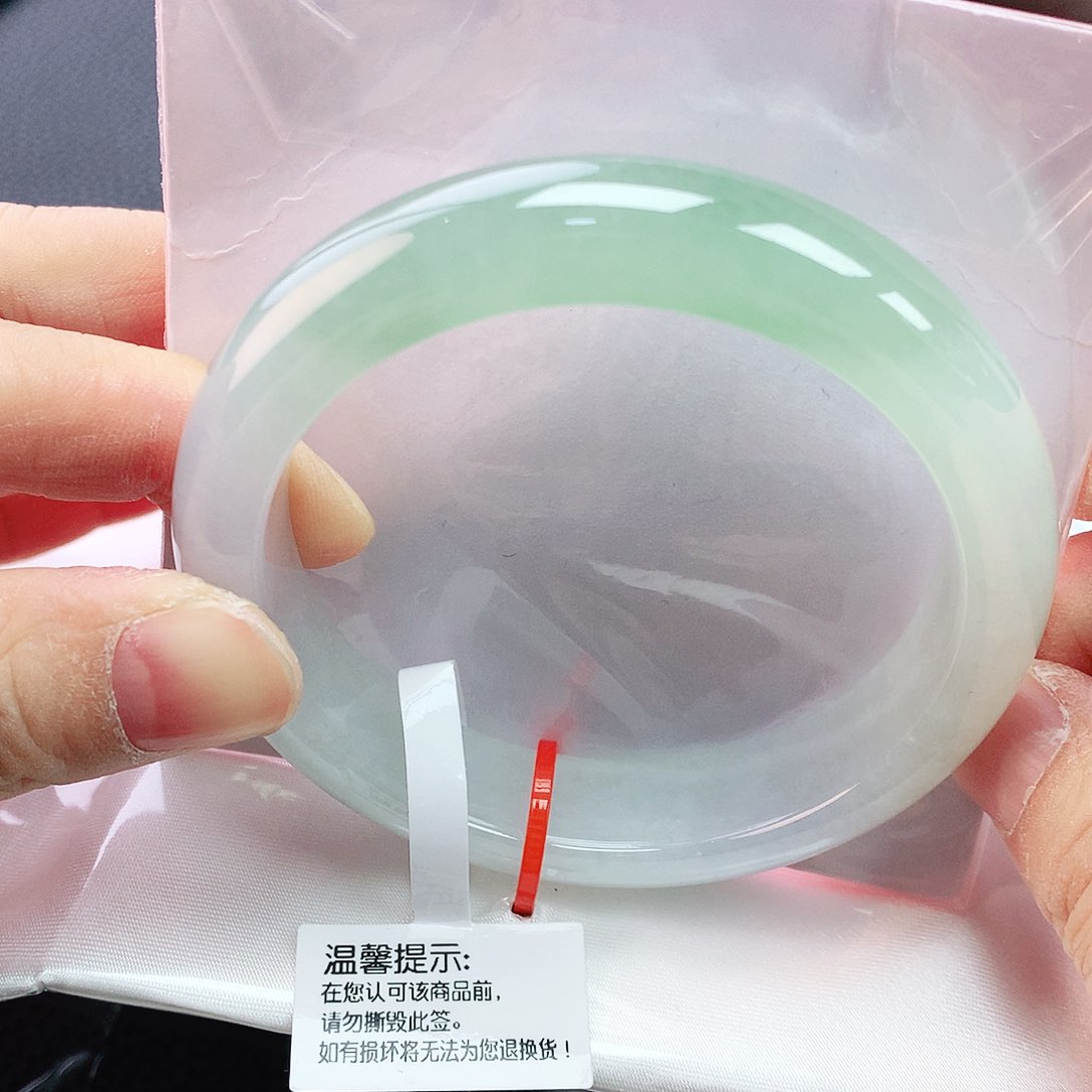 未镶嵌手镯翡翠55圈