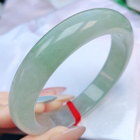 未镶嵌手镯翡翠57圈口010039