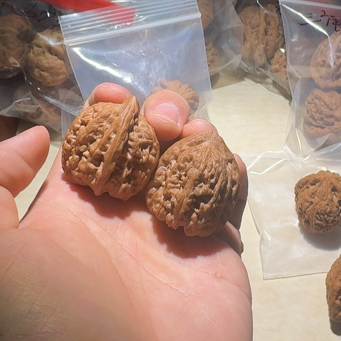 几***欲文玩核桃吊坠赤龙