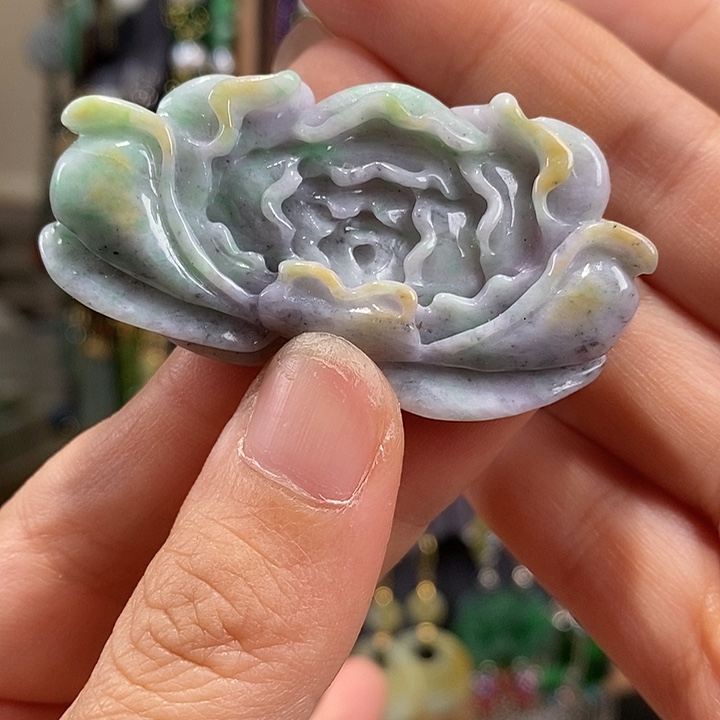 翡翠未镶嵌耳饰翡翠