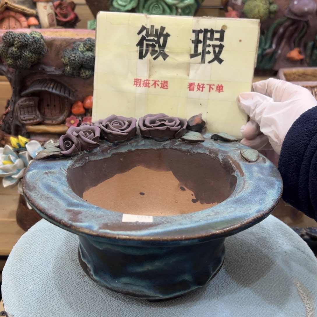 红陶陶然多肉花盆