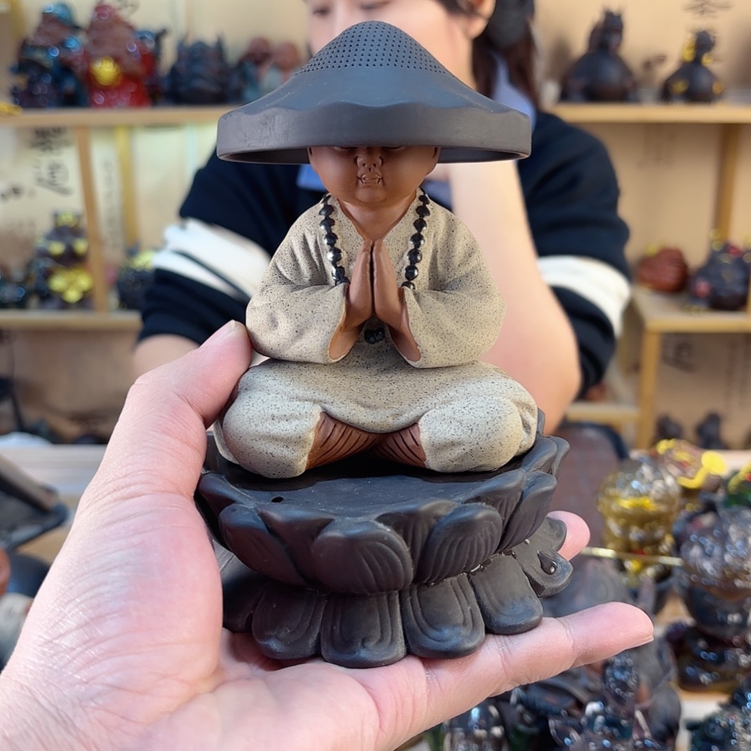 茶宠紫砂紫陶树脂茶宠摆件