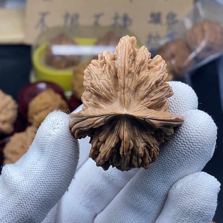 老***斋文玩核桃吊坠虫不退不换