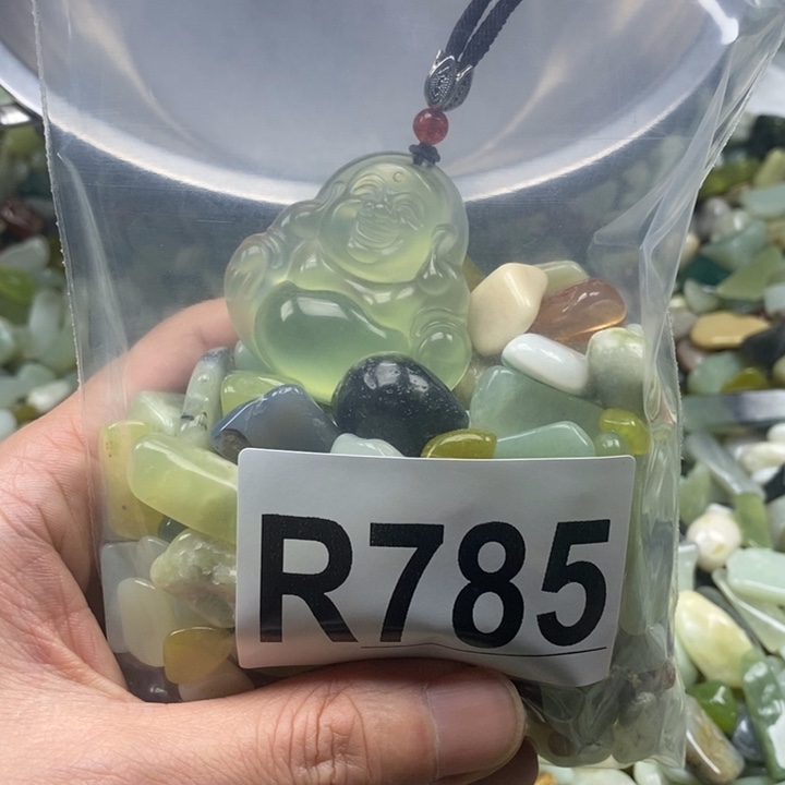 蛇纹石玉未镶嵌鱼缸石