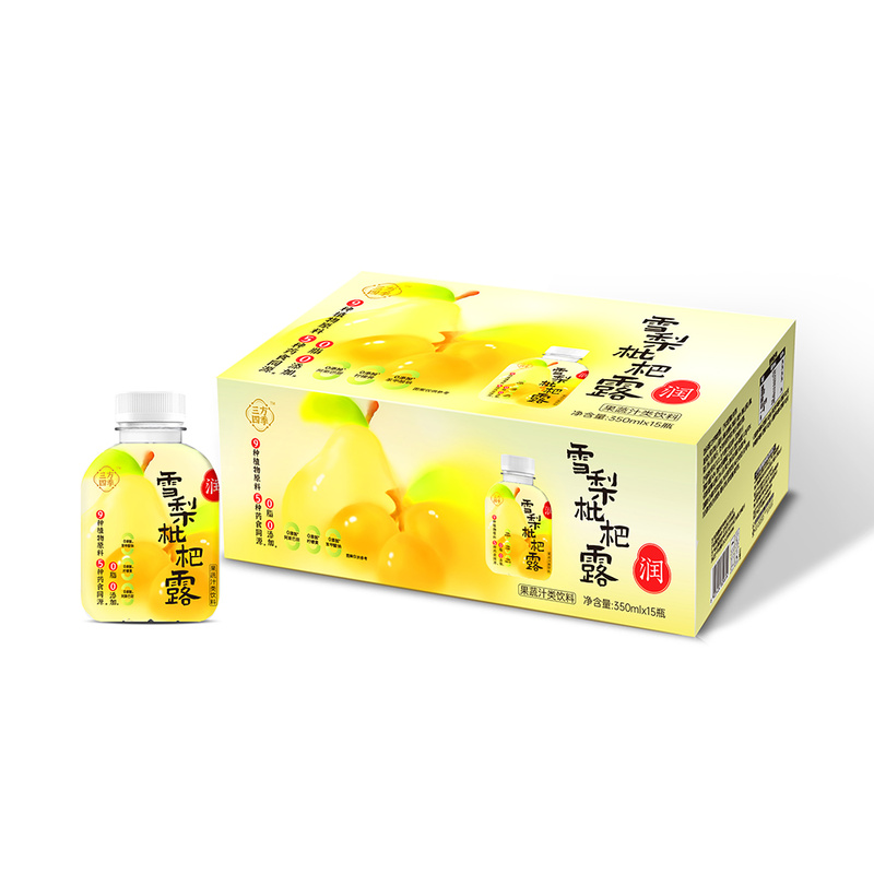  三方四季 雪梨枇杷露350ml*15