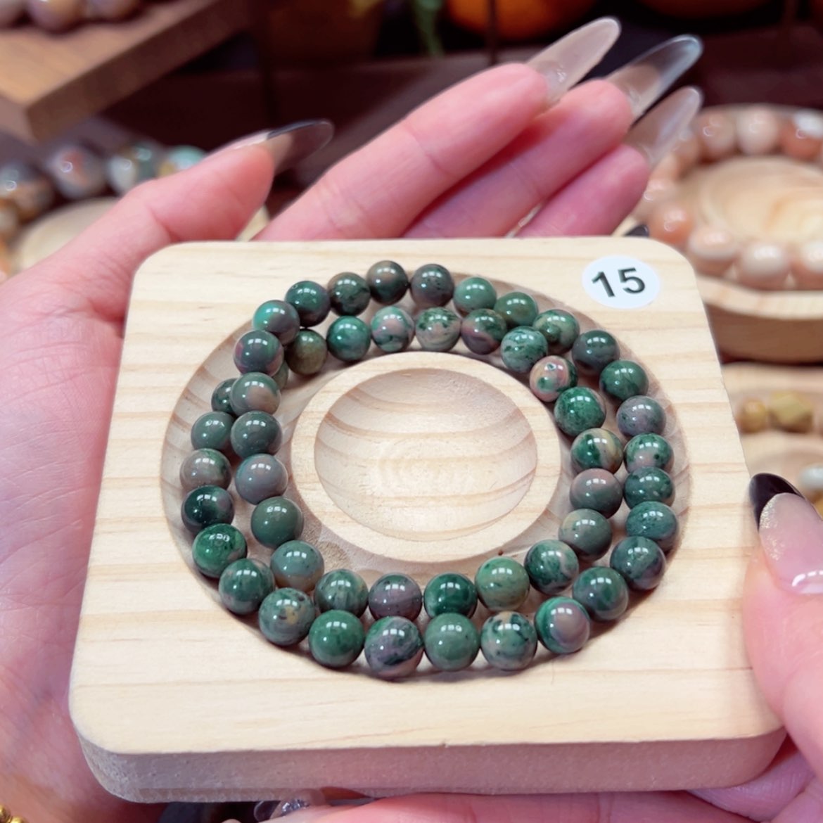 【闪购商品】石英质玉手链未镶嵌杨*然33