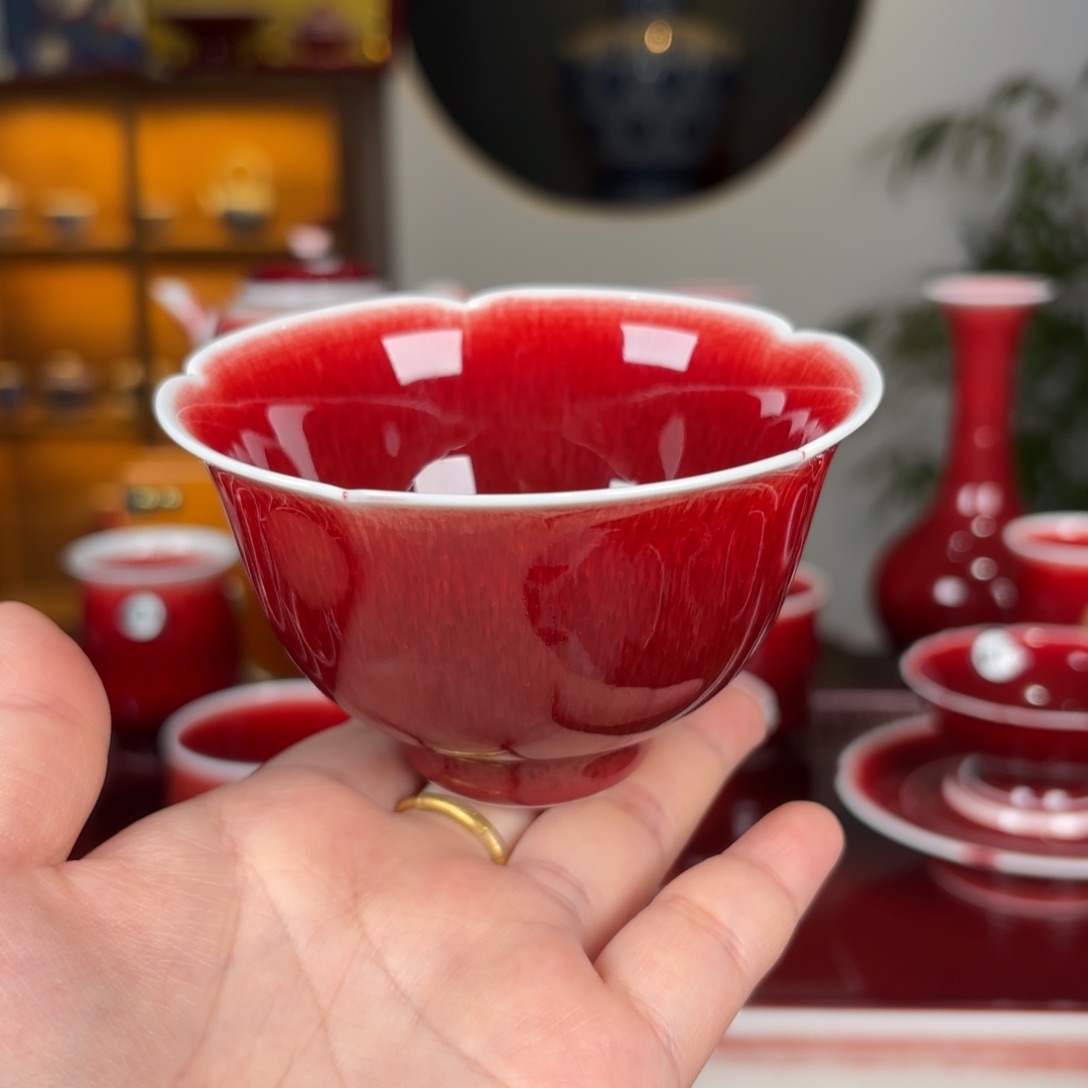 杯子景德镇高温原矿釉