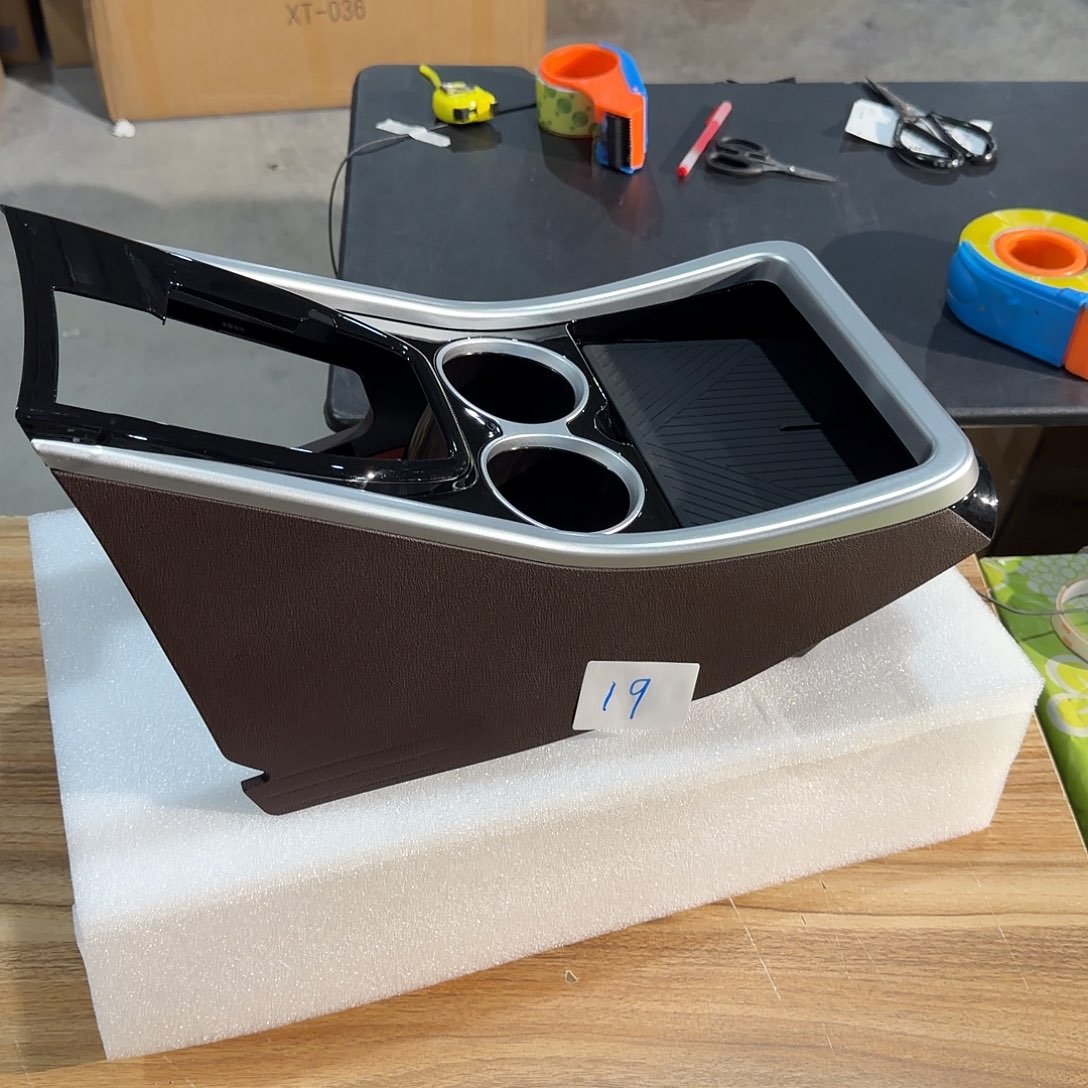 老***张微瑕中控棕色银边同步灯19号