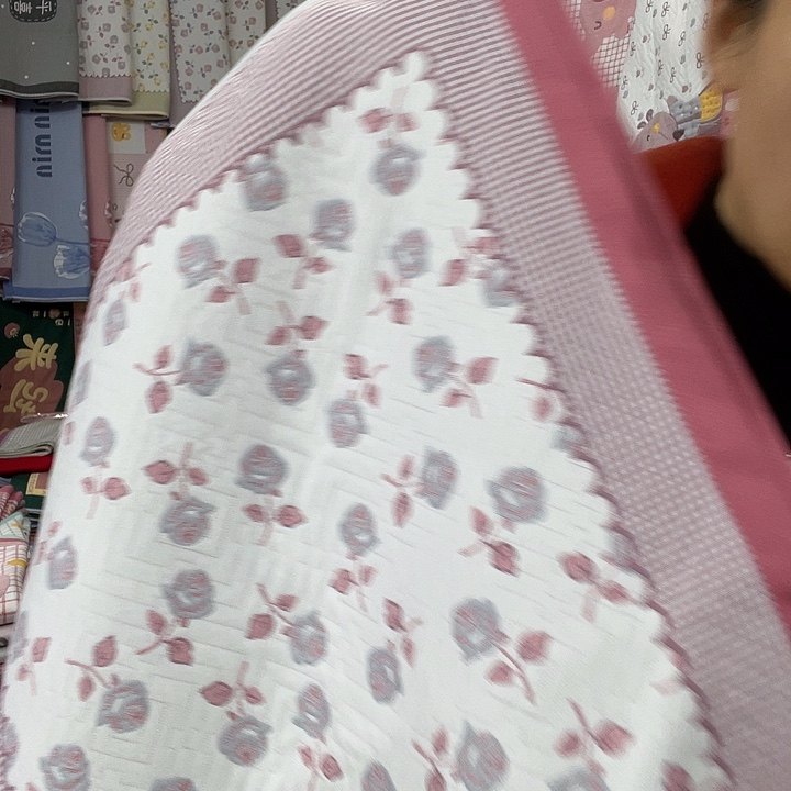 棉特价粉色玫瑰花