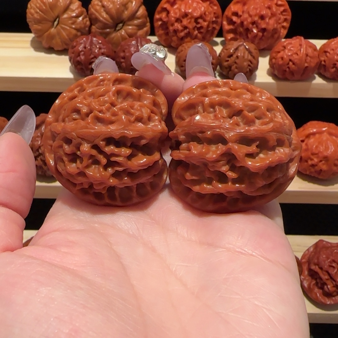 吊坠文玩核桃苹果园40精品2708