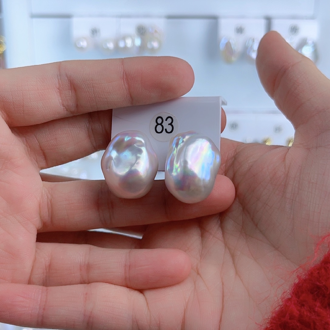 淡水珍珠耳饰未镶嵌斯****居