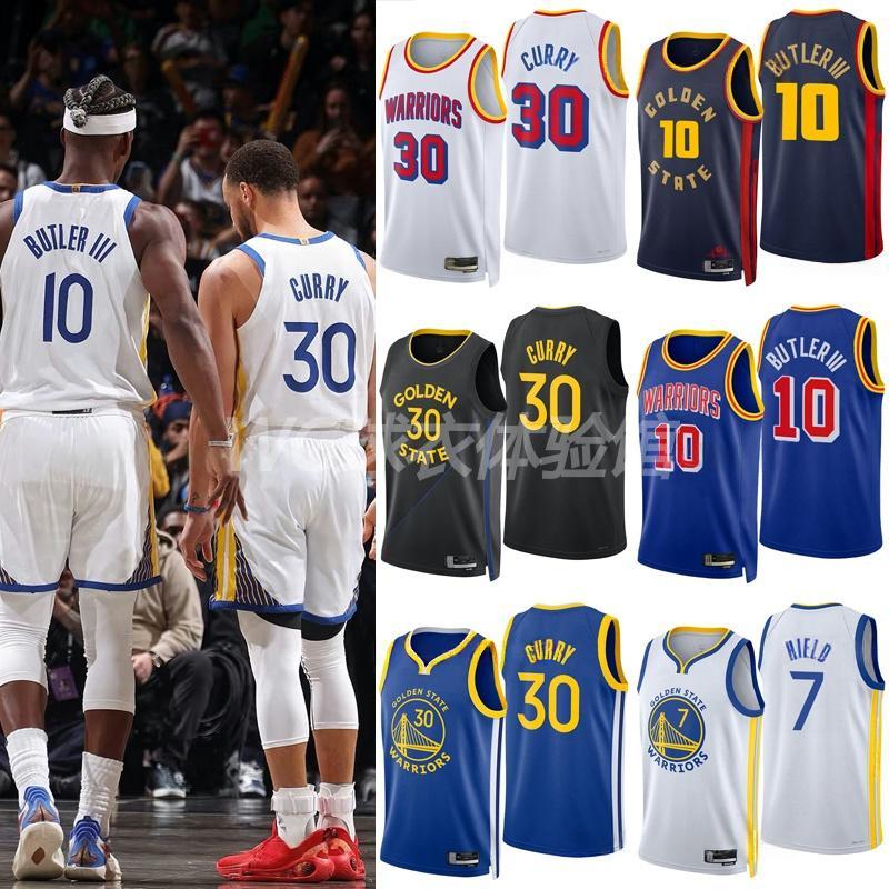 勇士队30号库里球衣10号巴特勒7号希尔德2波杰篮球服速干透气运动