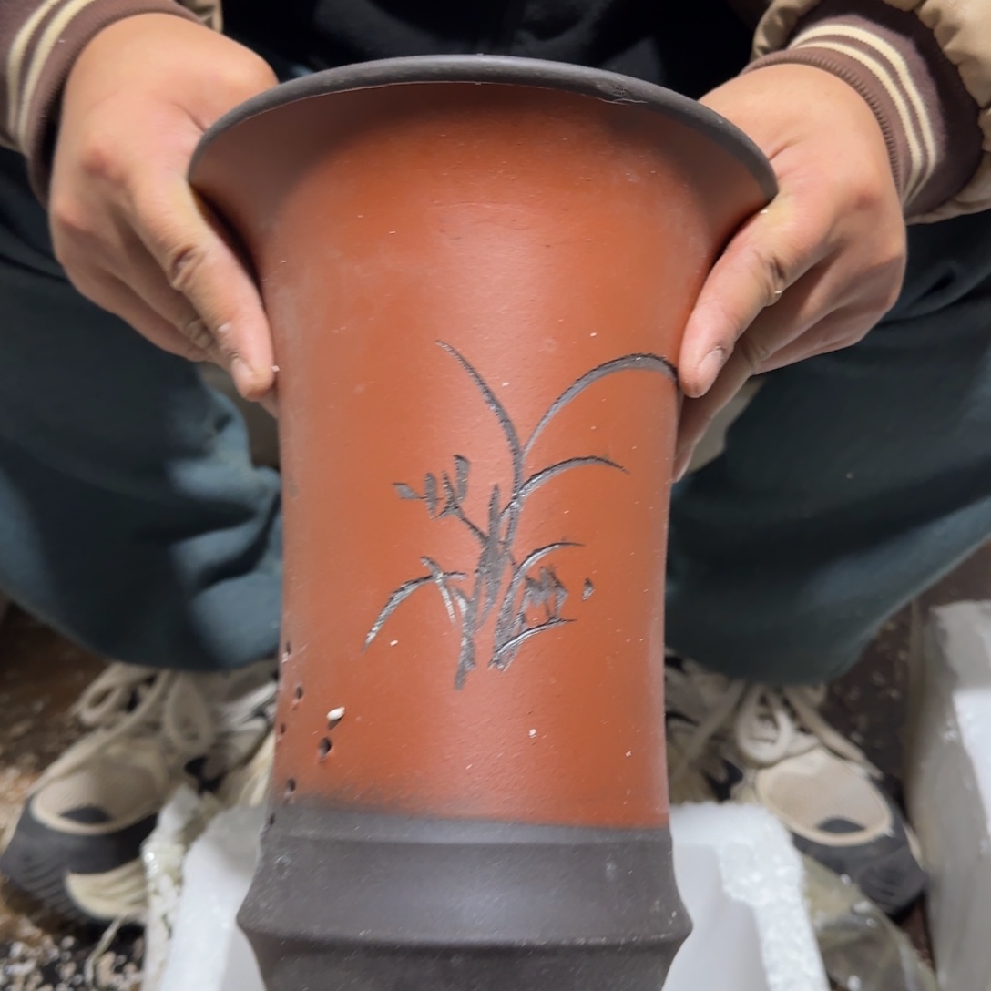 花盆紫砂瑕疵是不