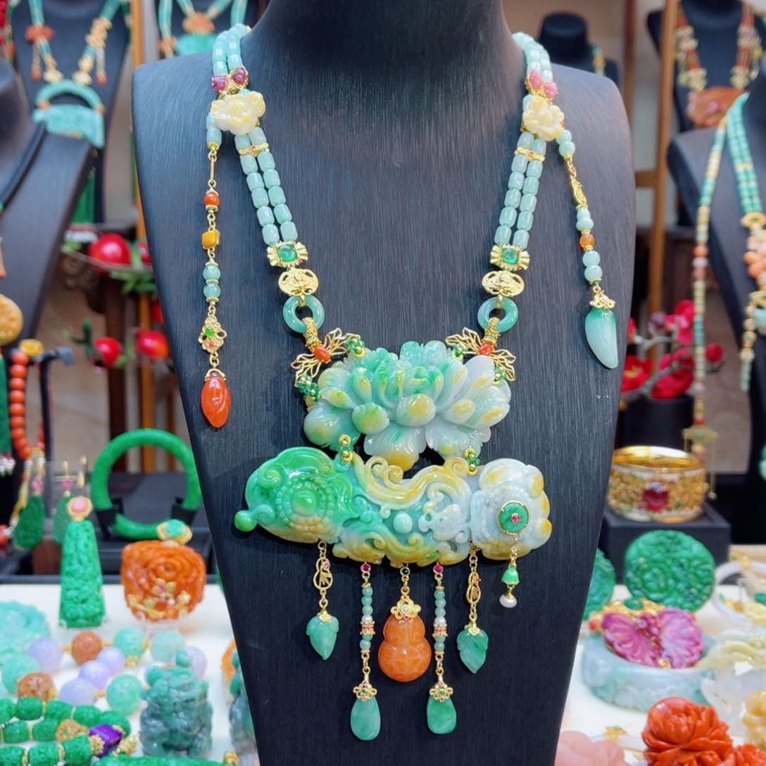 翡翠颈饰合金48小时鉴赏期