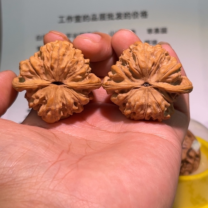 冷***知把件文玩核桃44官帽