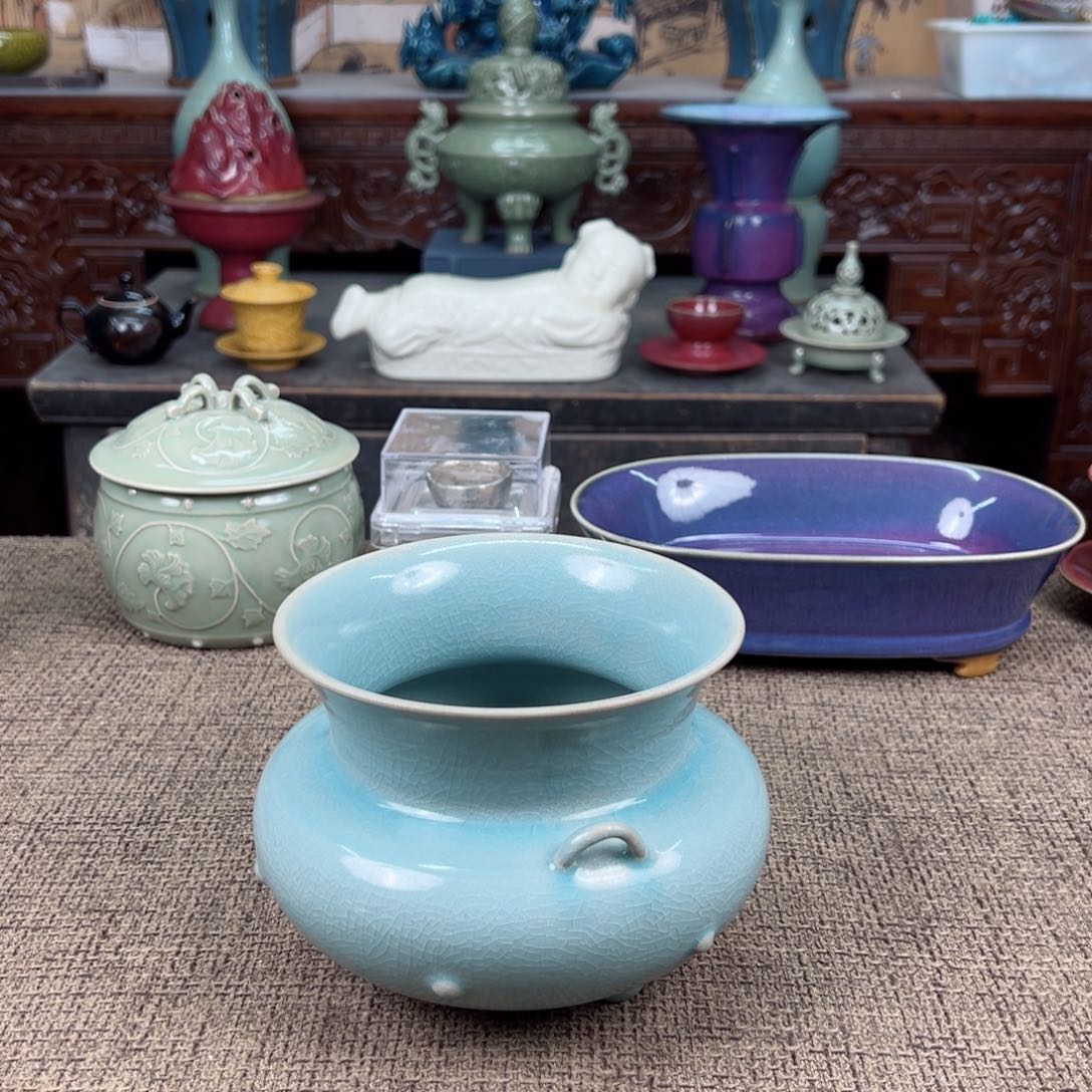 Lao窑瓷直播间正能量陶瓷艺术品正能量