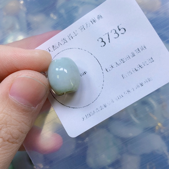 翡翠吊坠(赠链)未镶嵌翡翠