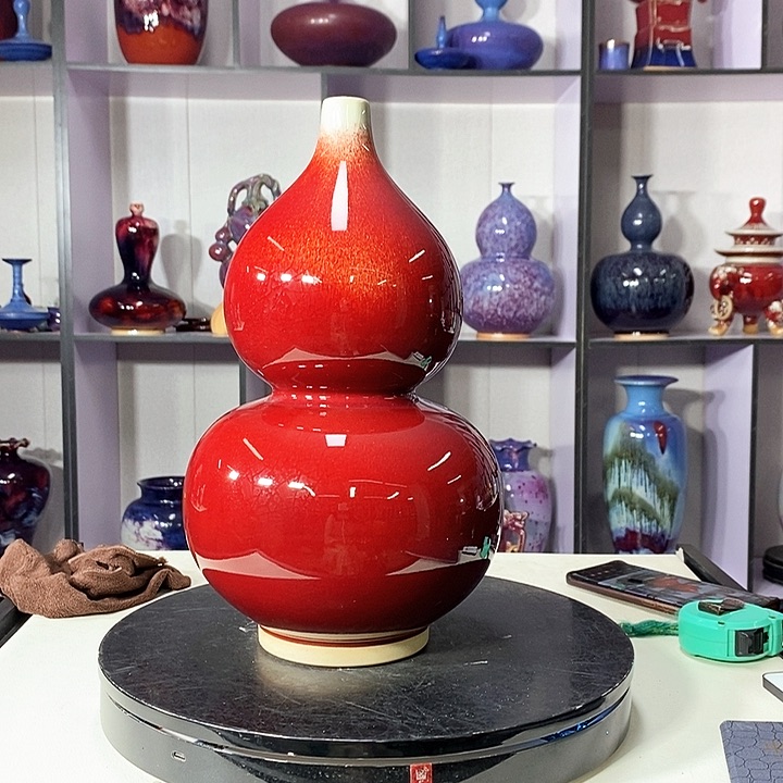 瓶中国神垕精品钧瓷