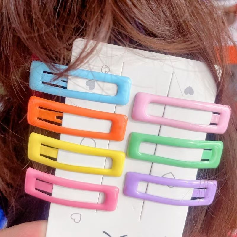 长方形ins女孩彩色bb夹宝宝儿童发夹